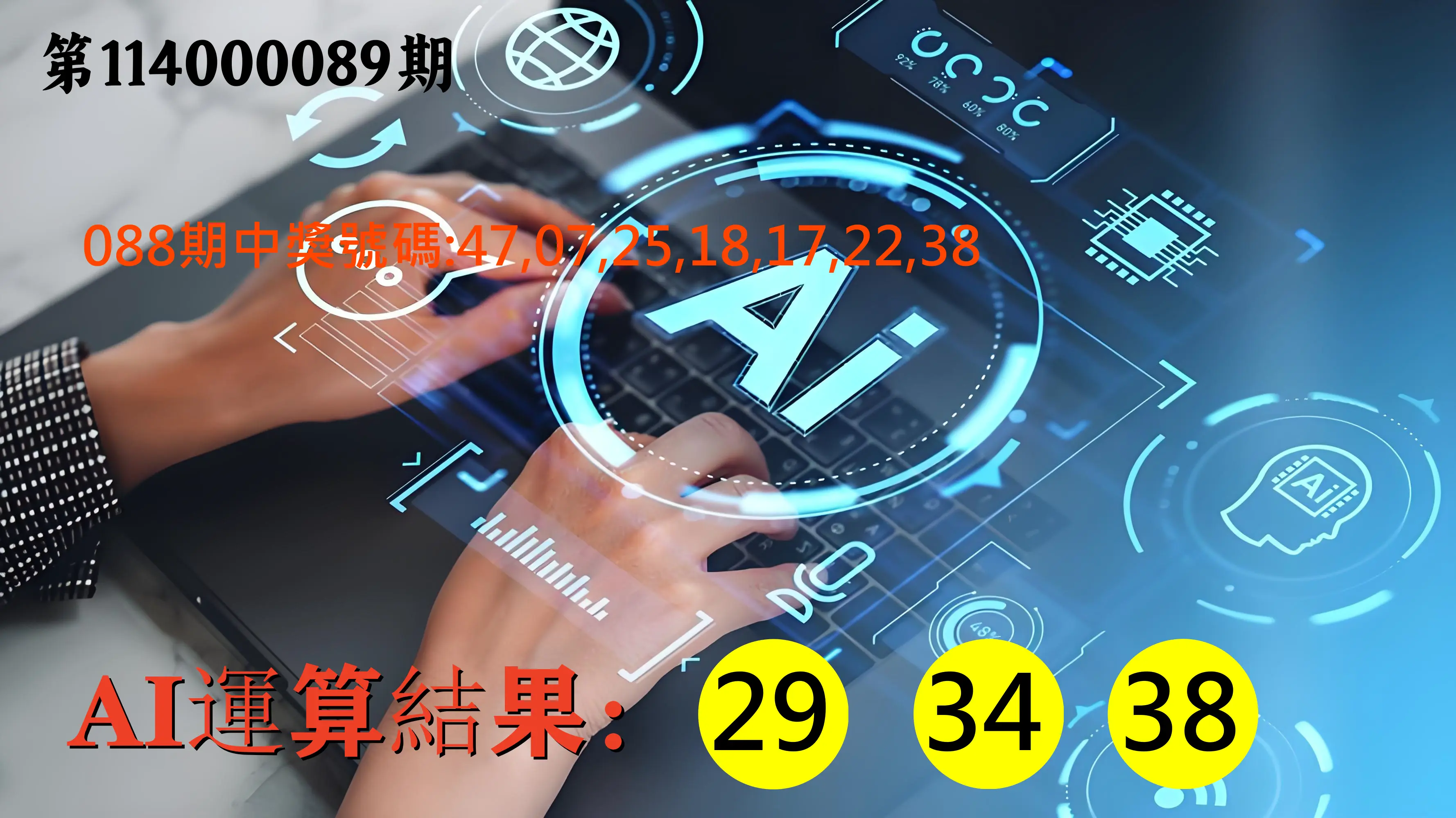 大樂透第114000089期(09/19)AI運算3膽號