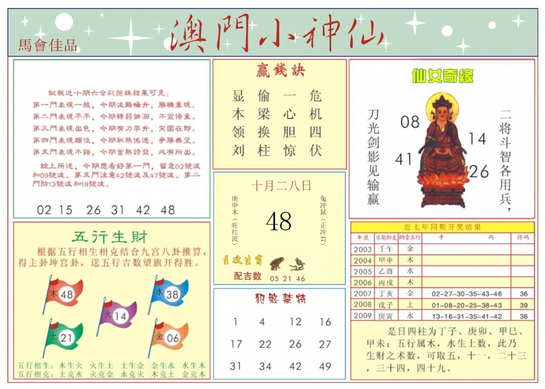 六合彩116期澳门小神仙-2
