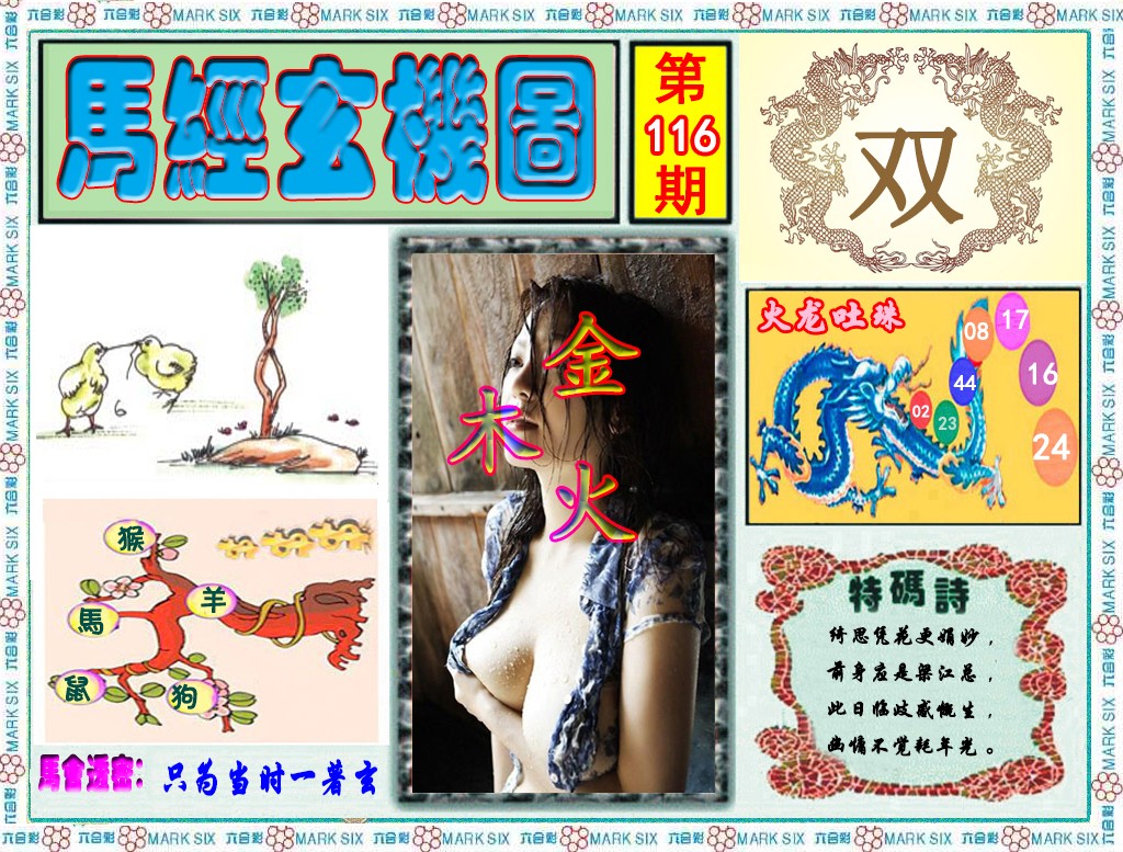 六合彩116期马经玄机图（荐）