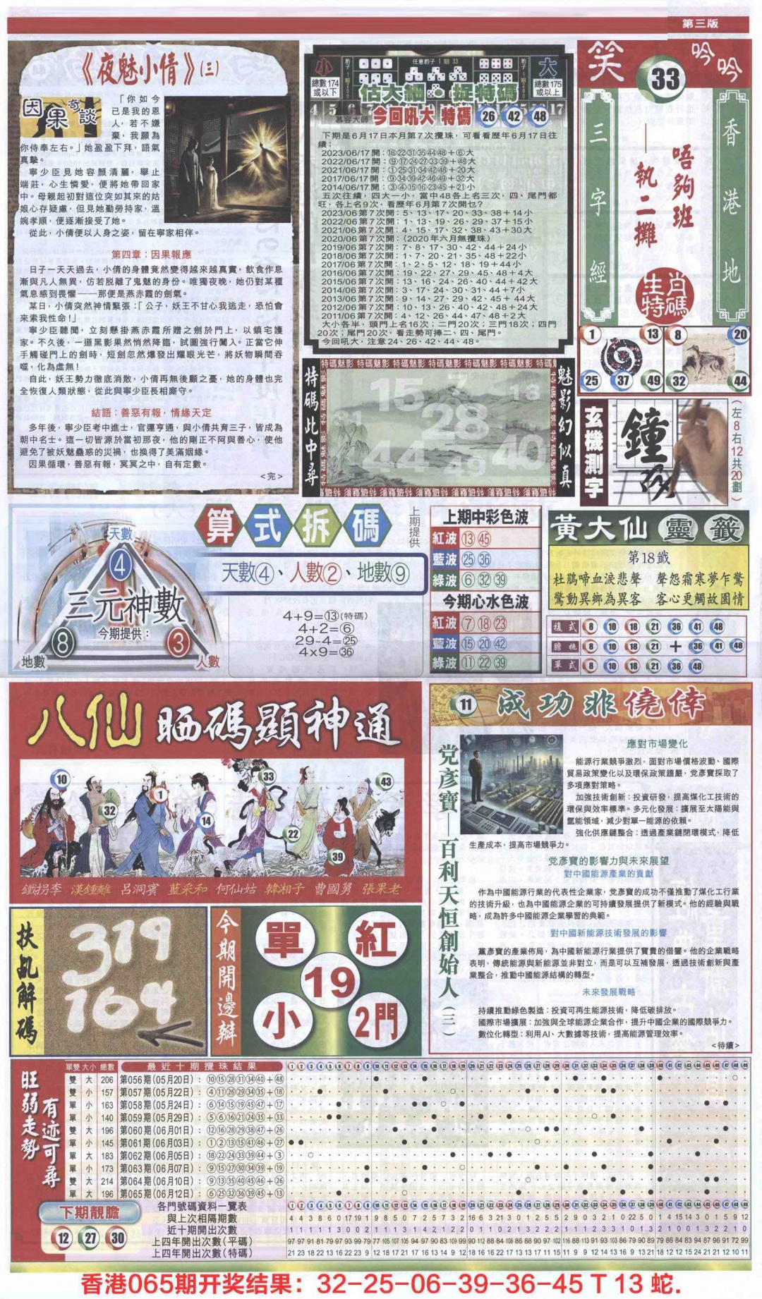 六合彩066期新报跑狗-1(正面)